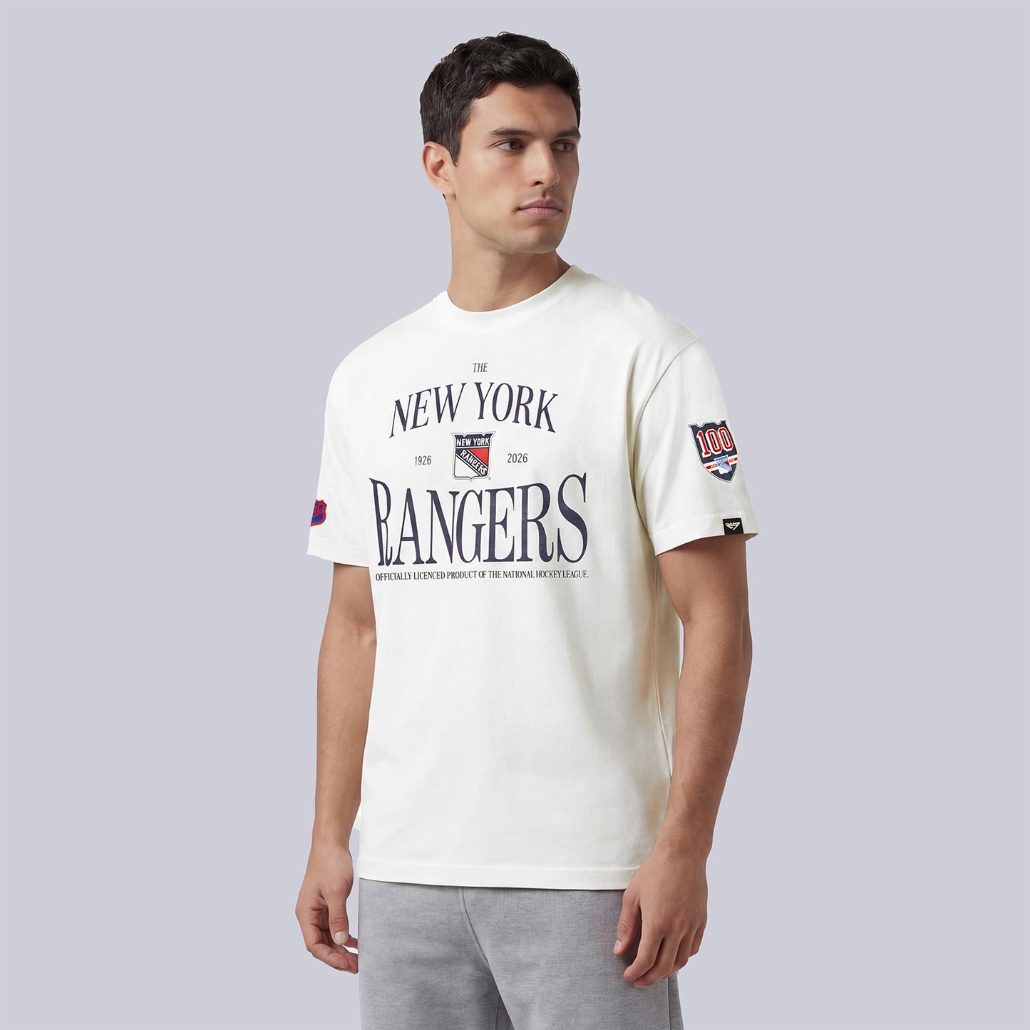 GAME 7 x Rangers Centennial Classic Crest Tee - Front View