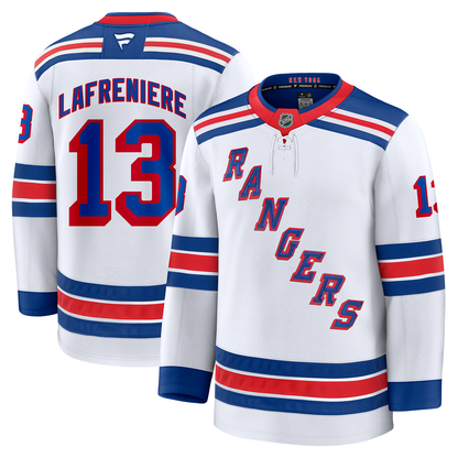 Alexis Lafrenière Fanatics Authentic Road Jersey - Full View