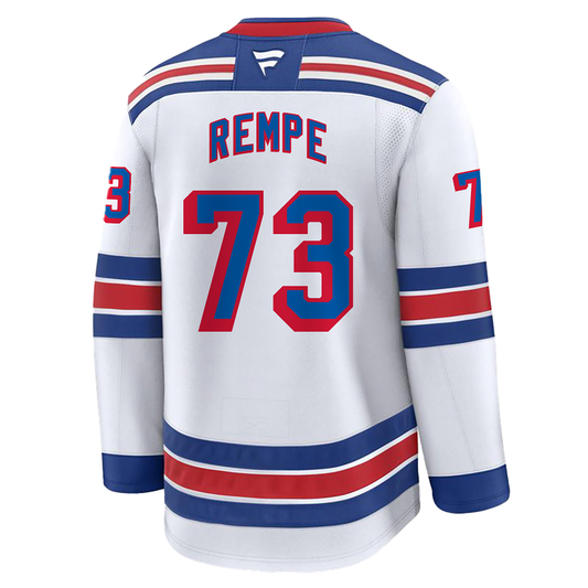 Matt Rempe Fanatics Premium Road Jersey - Back View
