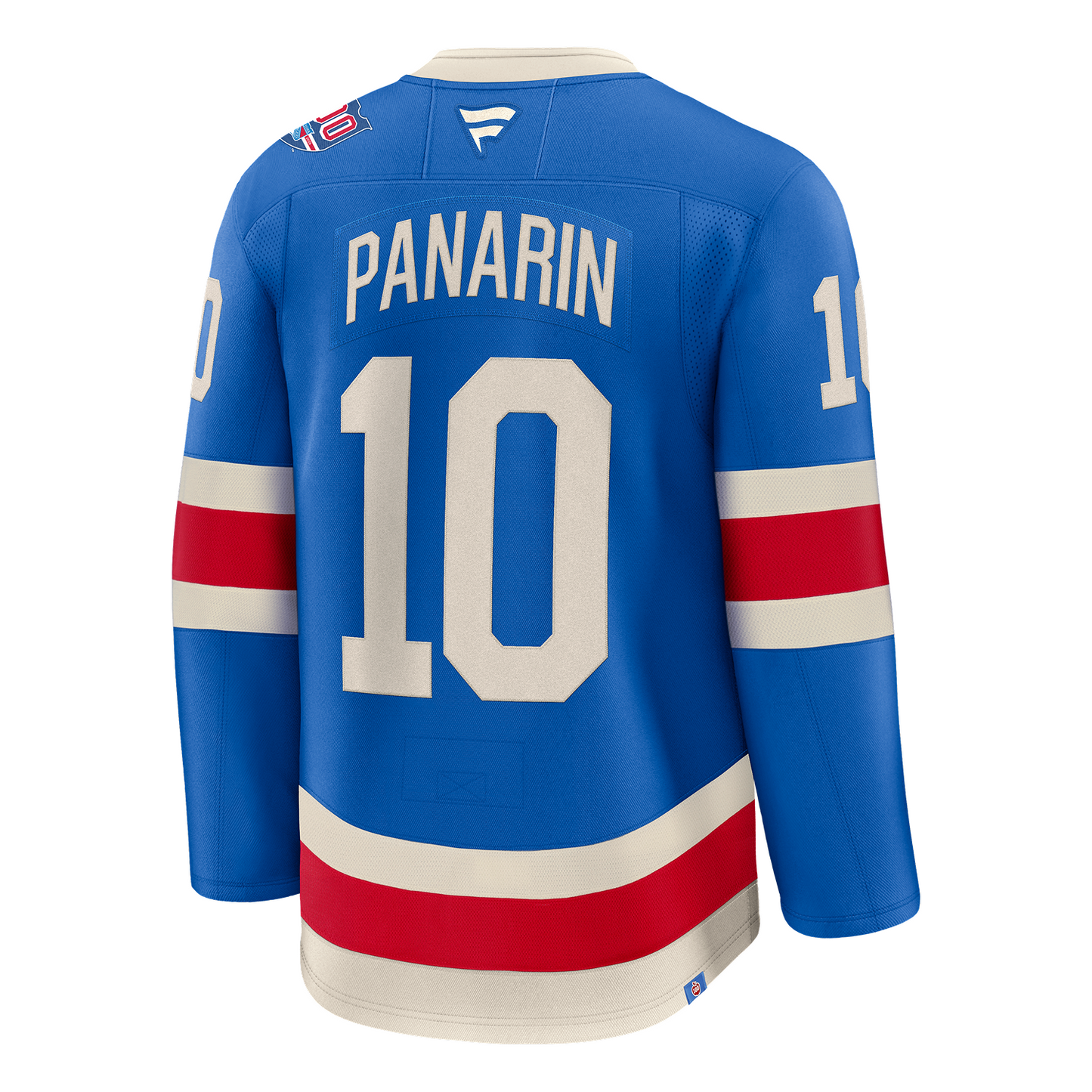 Artemi Panarin Fanatics Premium Centennial Jersey In Blue - Back View