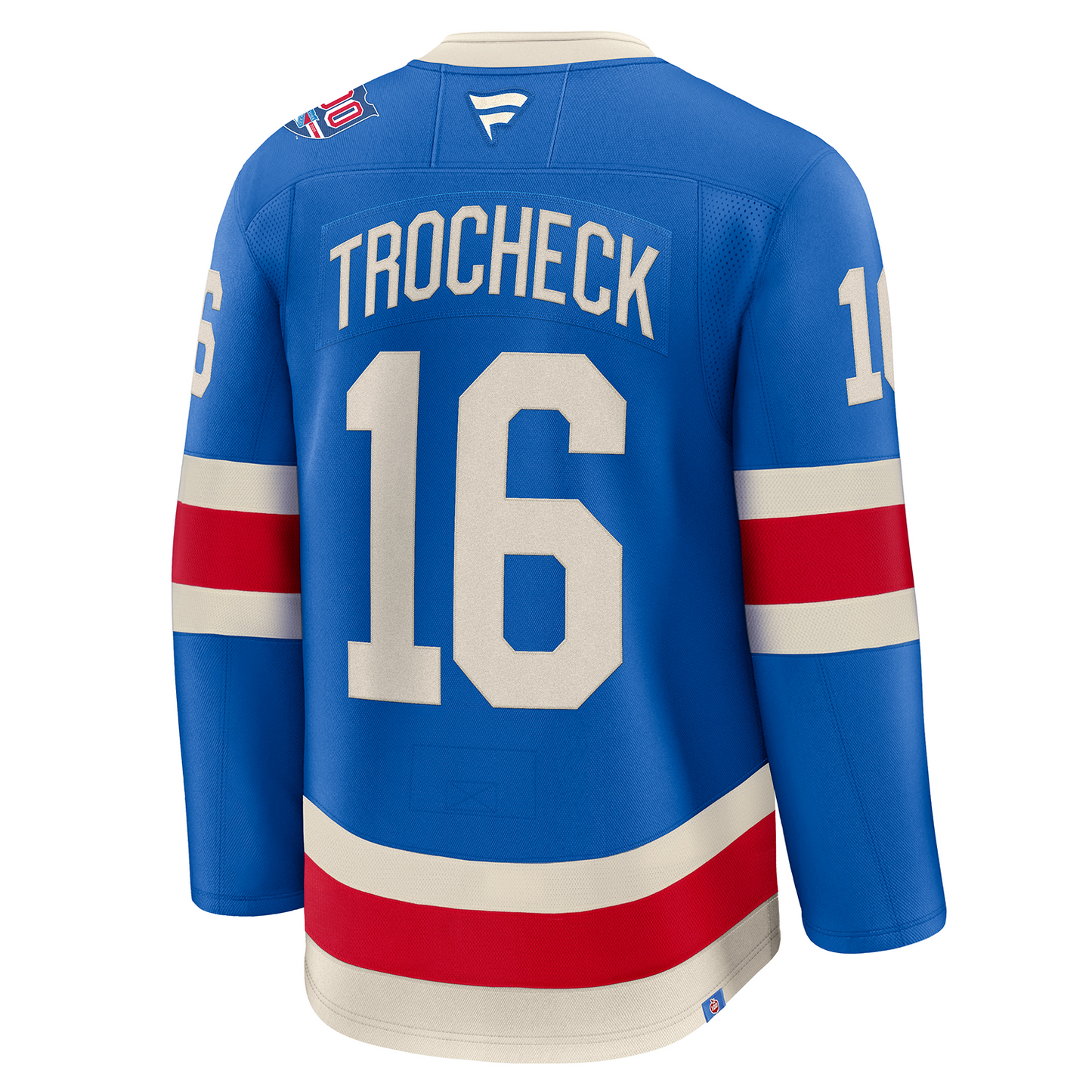 Vincent Trocheck Fanatics Premium Centennial Jersey In Blue - Back View