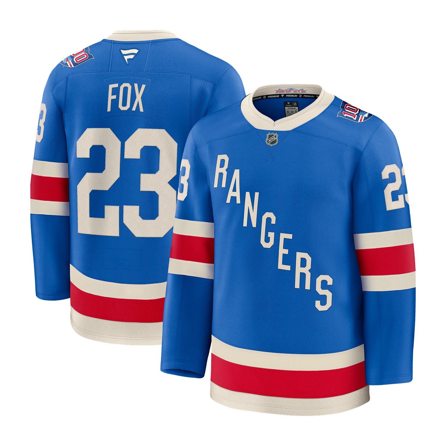 Adam Fox Fanatics Premium Centennial Jersey – Shop Madison Square