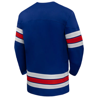 Nike USA Royal Replica Hockey Jersey In Blue - Back View