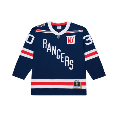 Mitchell & Ness Rangers Henrik Lundqvist 2018 Winter Classic Power Play Jersey - Front View