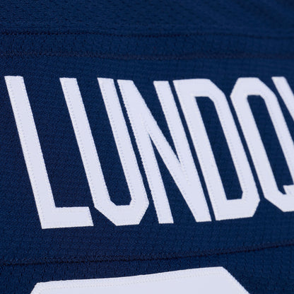 Mitchell & Ness Rangers Henrik Lundqvist 2018 Winter Classic Power Play Jersey - Name View