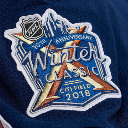 Mitchell & Ness Rangers Henrik Lundqvist 2018 Winter Classic Power Play Jersey - Patch View