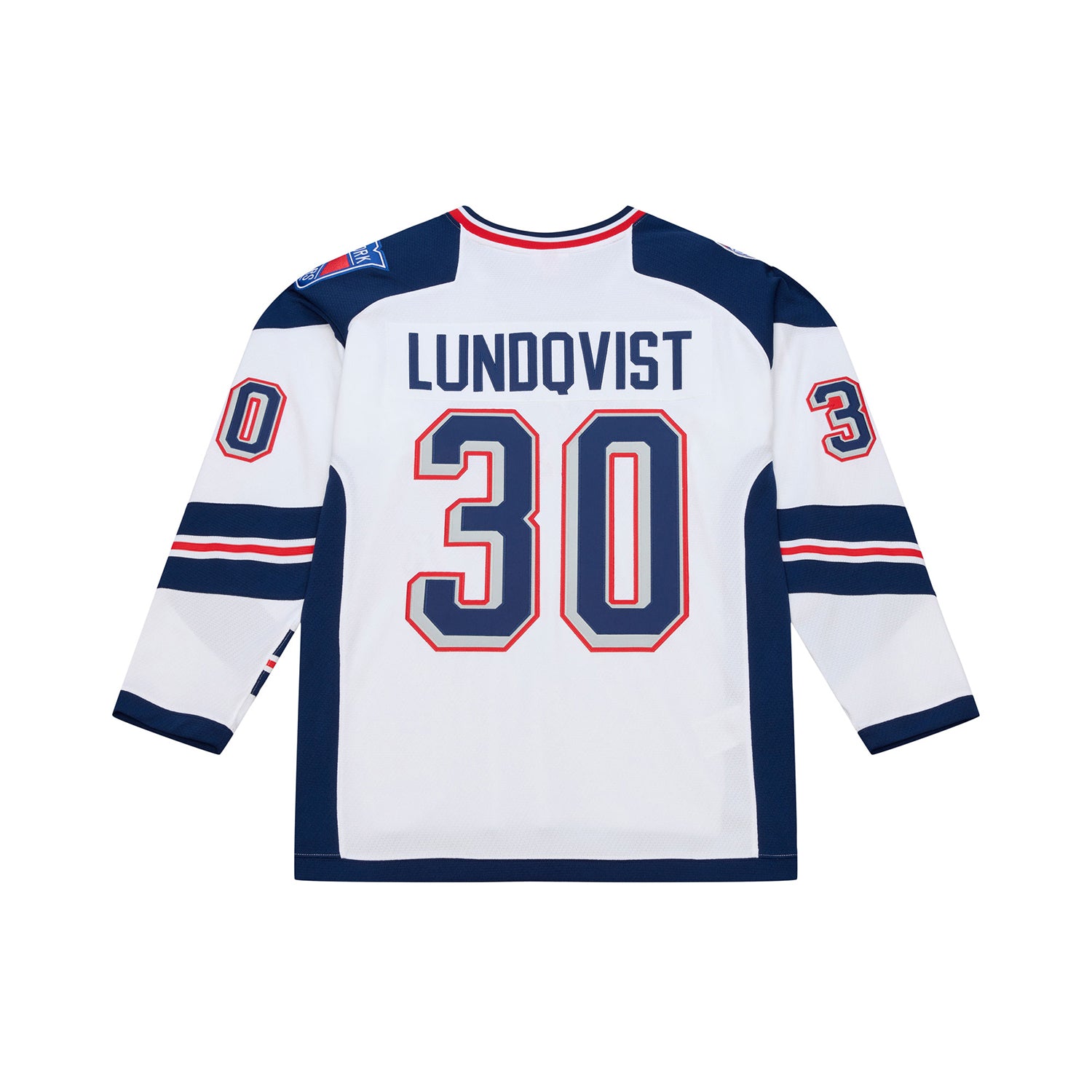 Mitchell & Ness Rangers Henrik Lundqvist 2014 Stadium Series Power Play Jersey - Back View