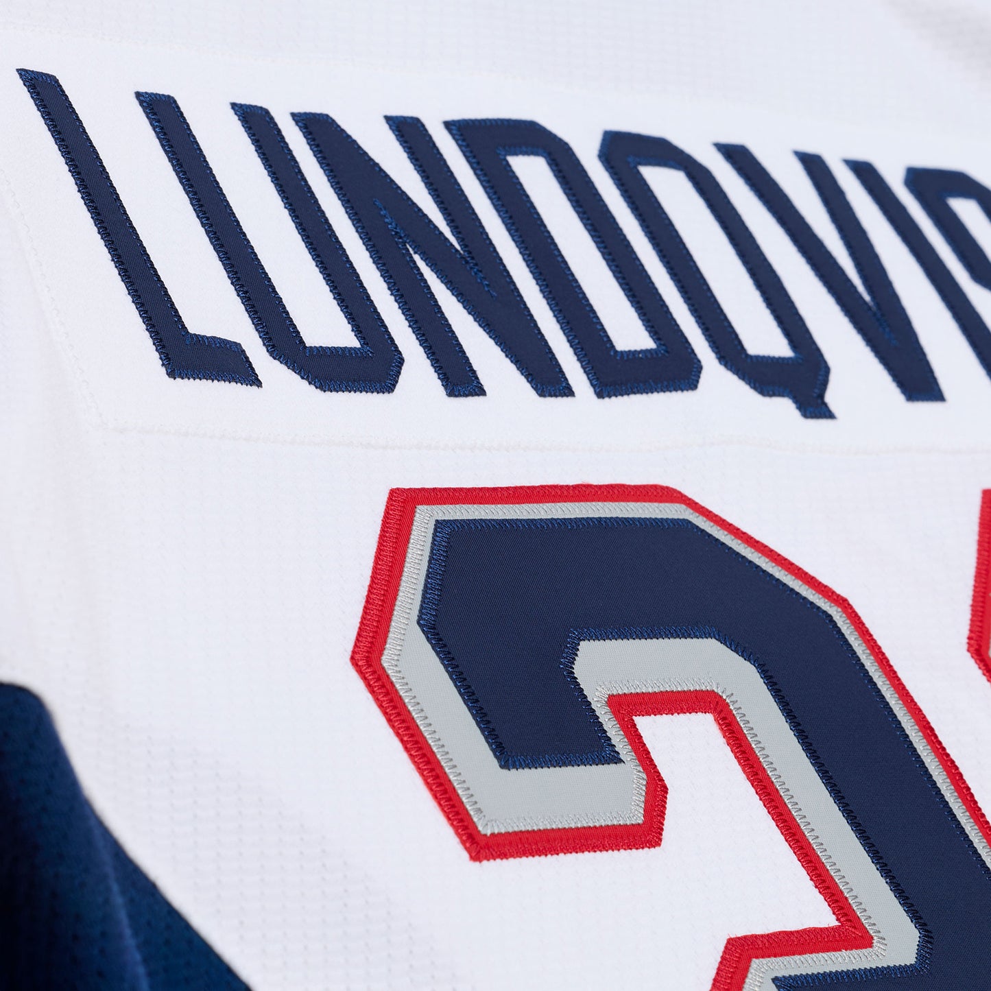 Mitchell & Ness Rangers Henrik Lundqvist 2014 Stadium Series Power Play Jersey - Name View