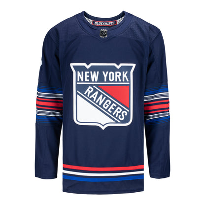 Mika Zibanejad Adidas Authentic Third Jersey - Front View