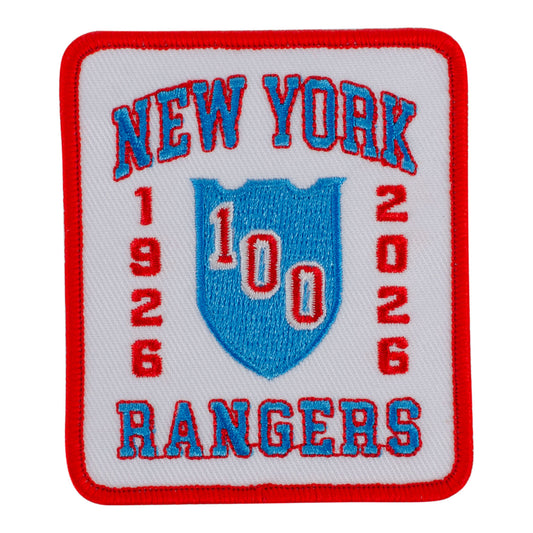 Oxford Pennant Rangers Centennial White Fan Patch
