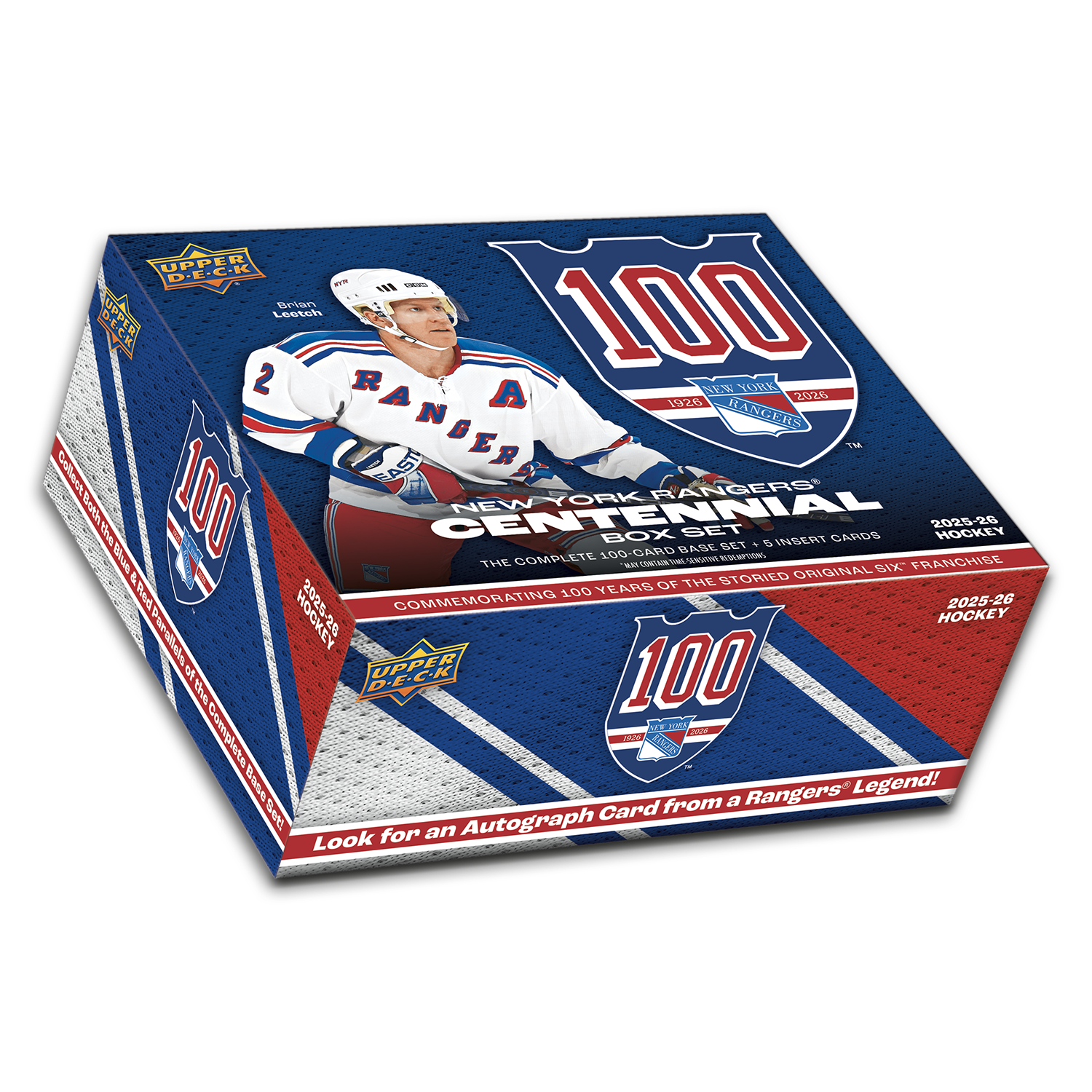 2025-26 Upper Deck New York Rangers Centennial Box Set - Box View