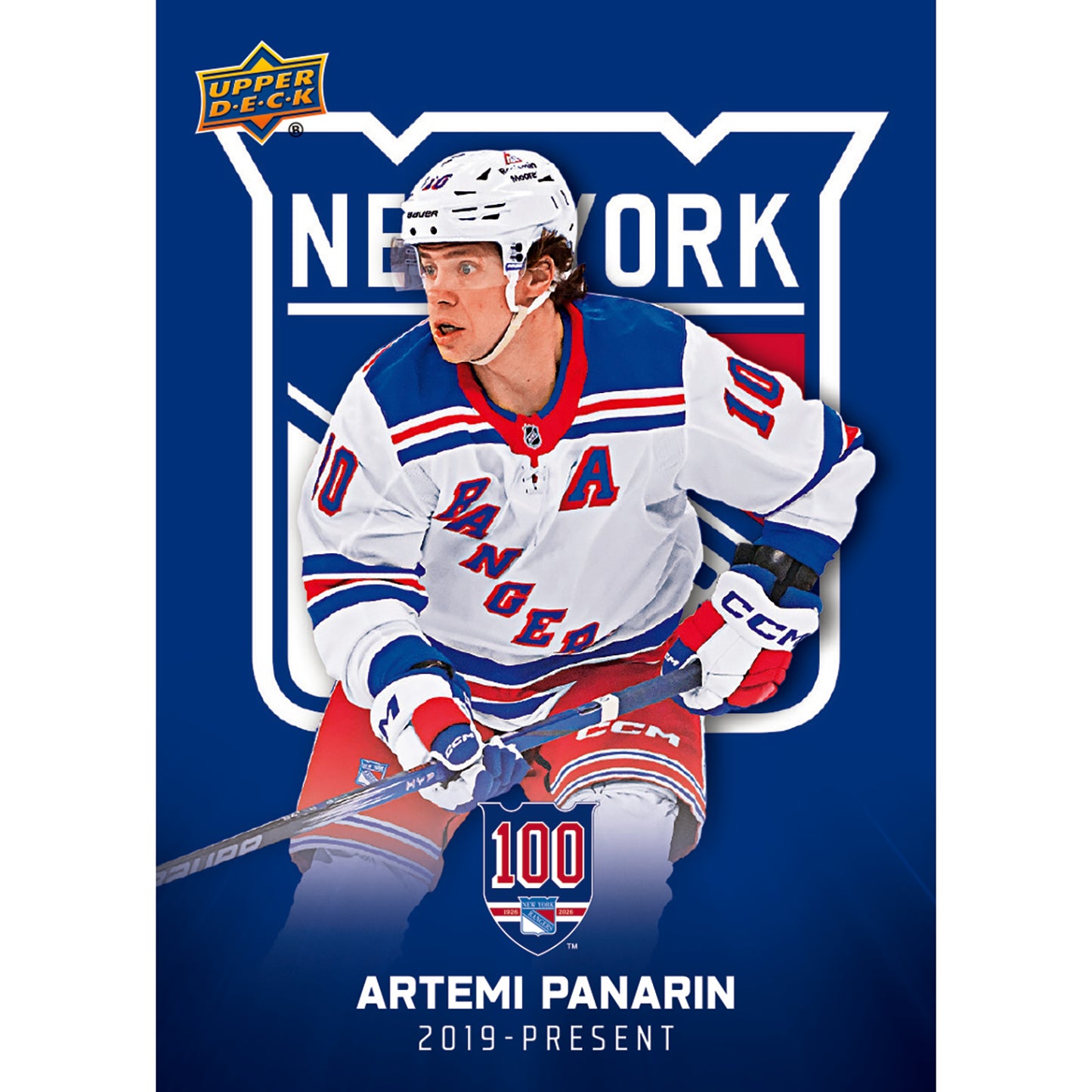 2025-26 Upper Deck New York Rangers Centennial Box Set - Card View