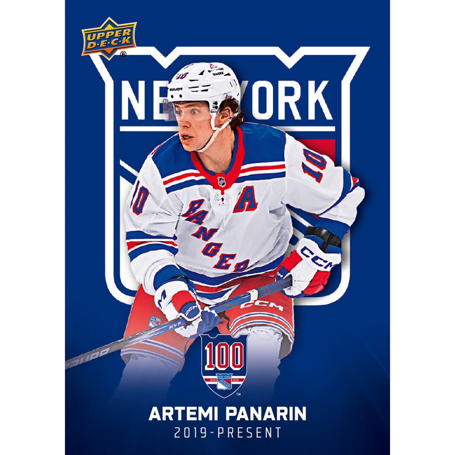 2025-26 Upper Deck New York Rangers Centennial Box Set - Card View