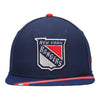 Youth Rangers Reverse Retro Snapback Hat in Navy - Front View