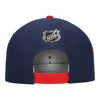 Youth Rangers Reverse Retro Snapback Hat in Navy - Back View