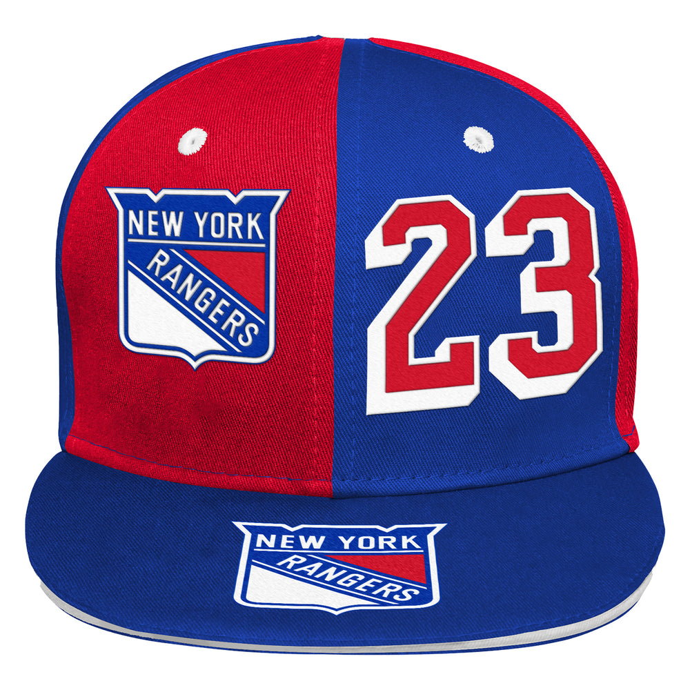 Outerstuff Reverse Retro Adjustable Meshback Hat - NY Rangers - Youth