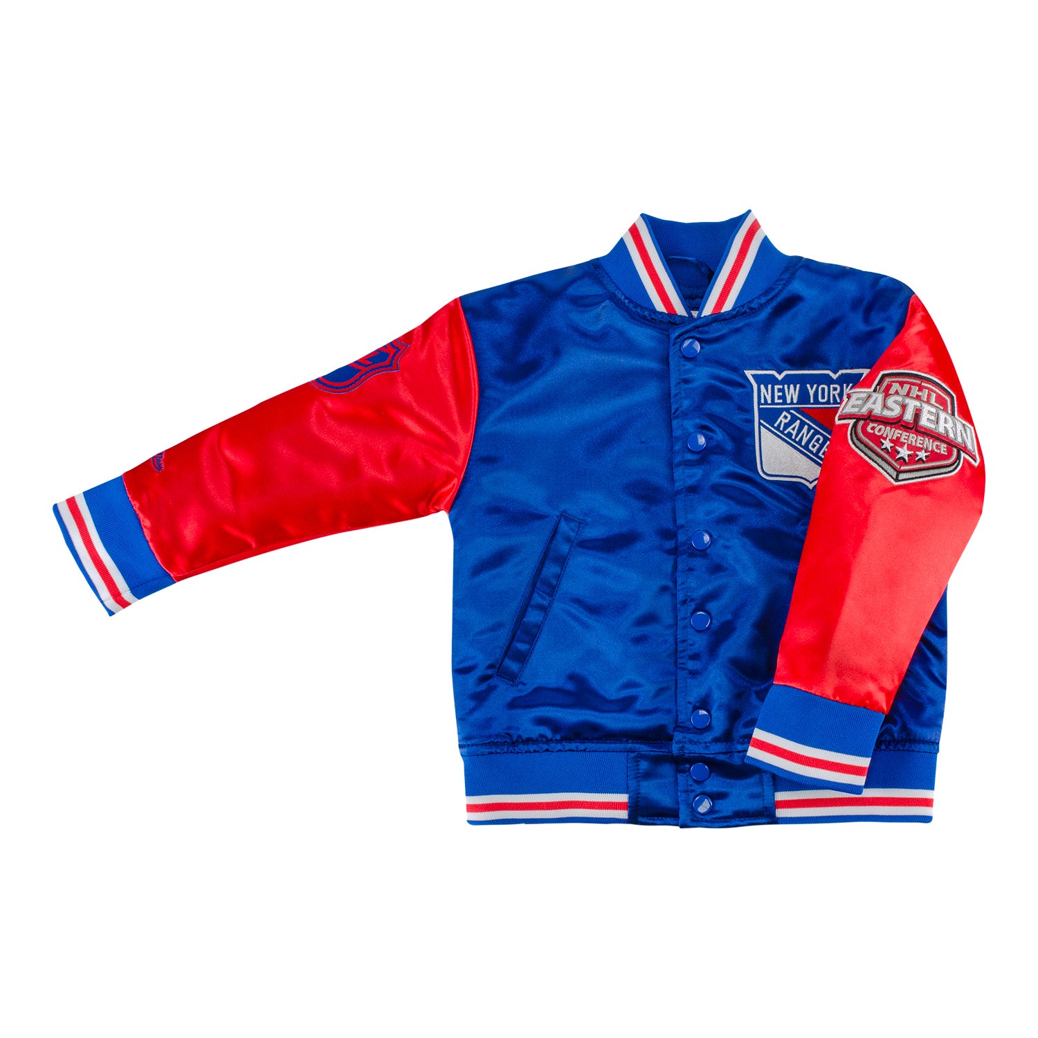 Toddler Mitchell & Ness Rangers Primetime Heavyweight Satin Jacket
