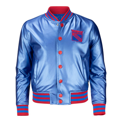 Kids Wild Collective Rangers Metallic Bomber Jacket