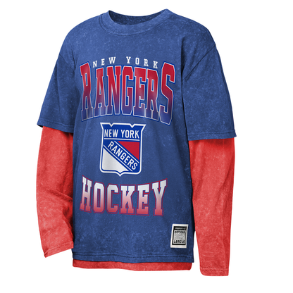 Youth Rangers Mineral Wash Two-fer Longsleeve Tee - Front View
