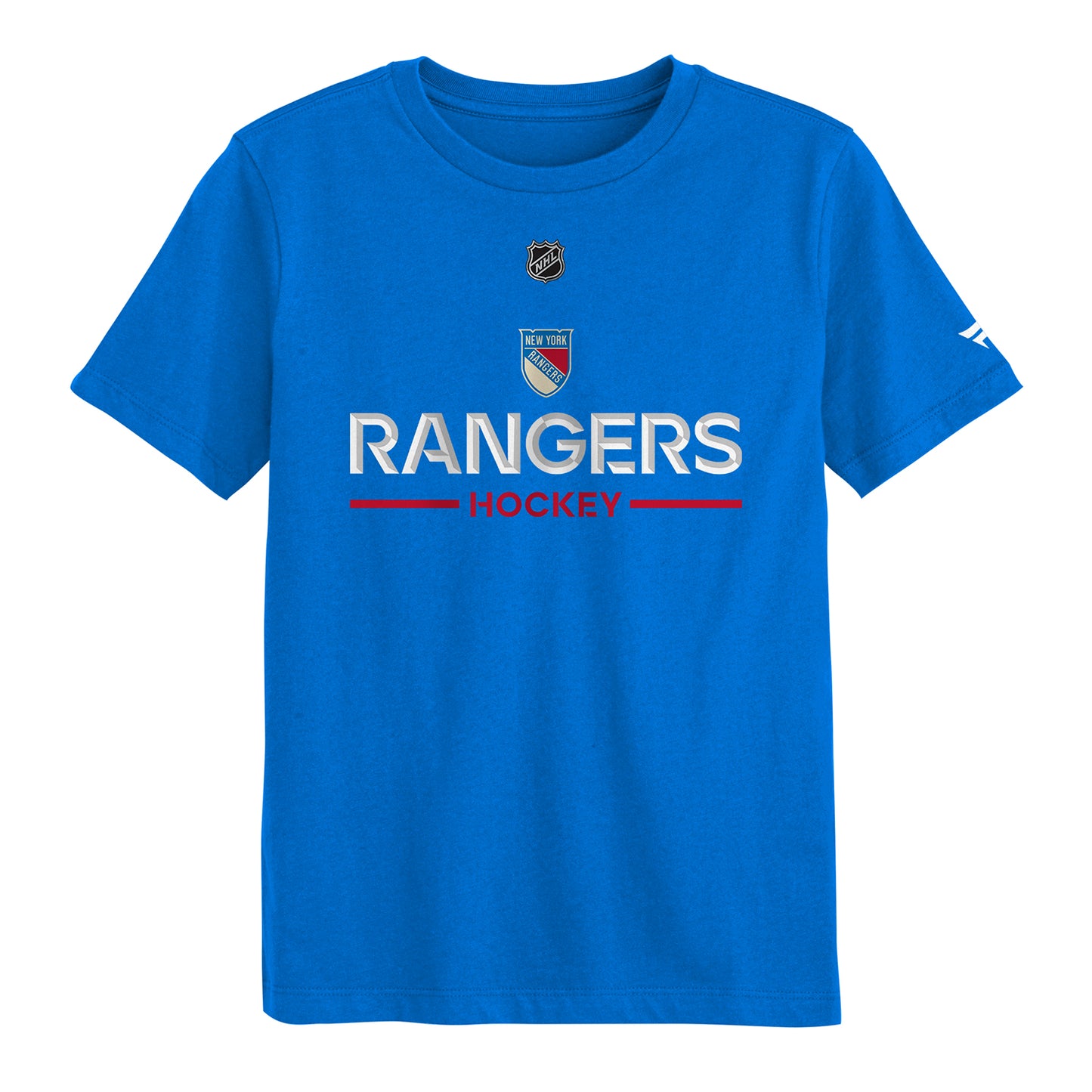 Kids Rangers Centennial Authentic Pro Tee - Front View