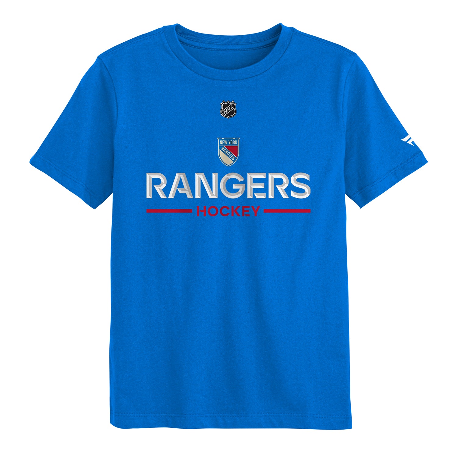 Kids Rangers Centennial Authentic Pro Tee - Front View