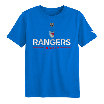 Kids Rangers Centennial Authentic Pro Tee - Front View