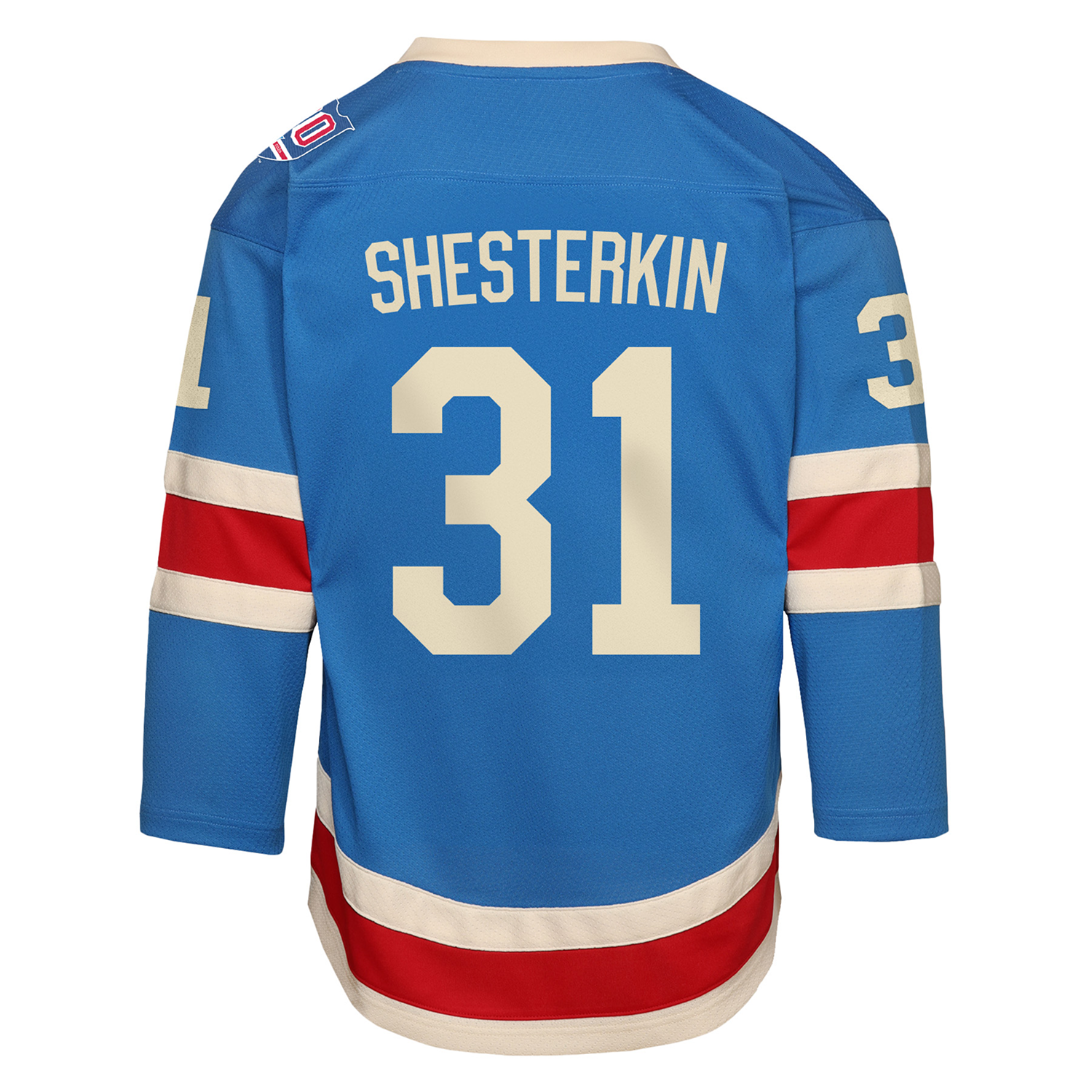 Igor Shesterkin Youth Premium Centennial Jersey - Back View