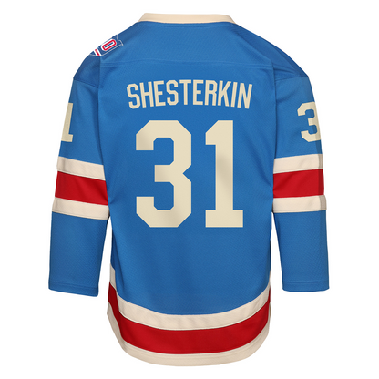 Igor Shesterkin Youth Premium Centennial Jersey - Back View