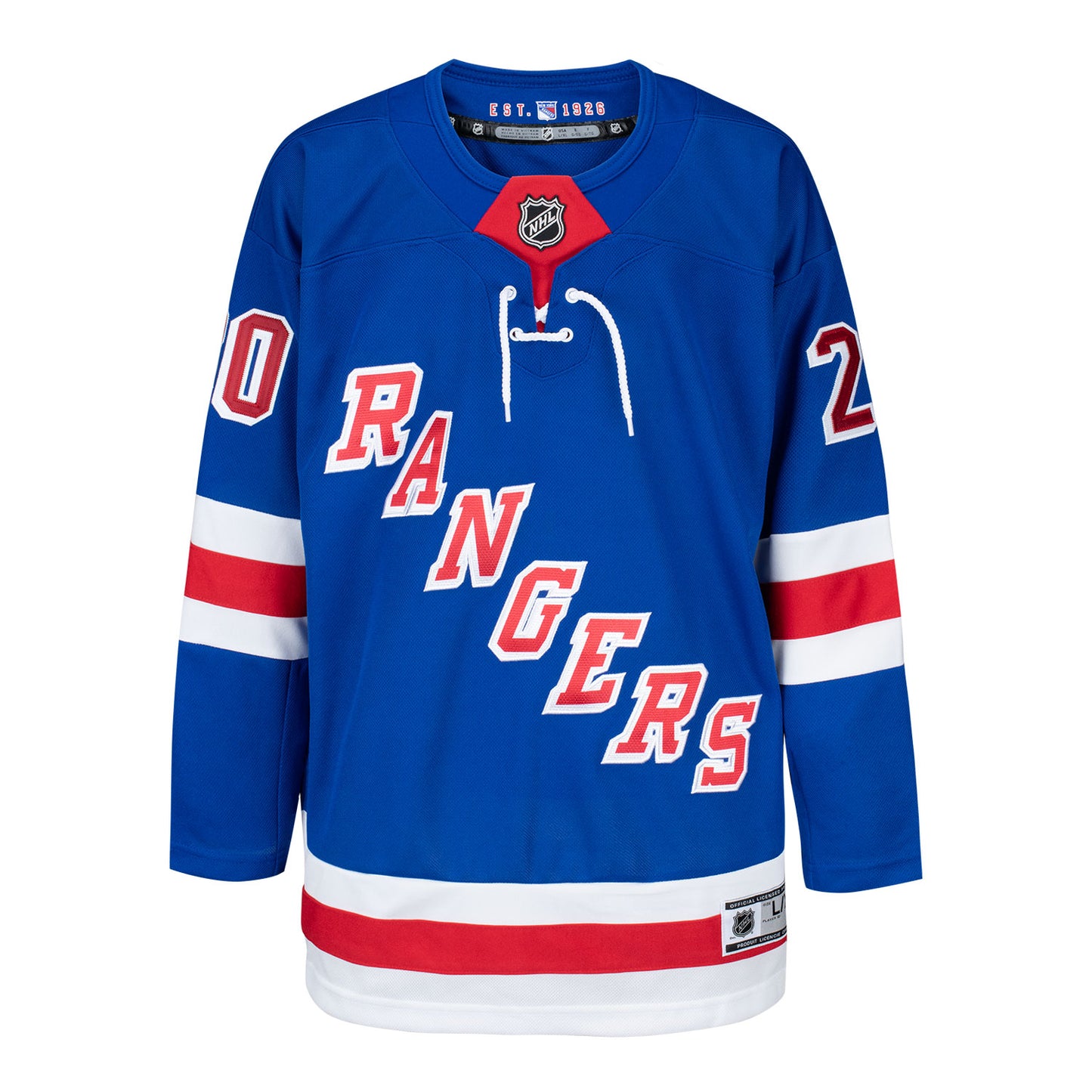 Youth Rangers Chris Kreider Home Jersey - Front View