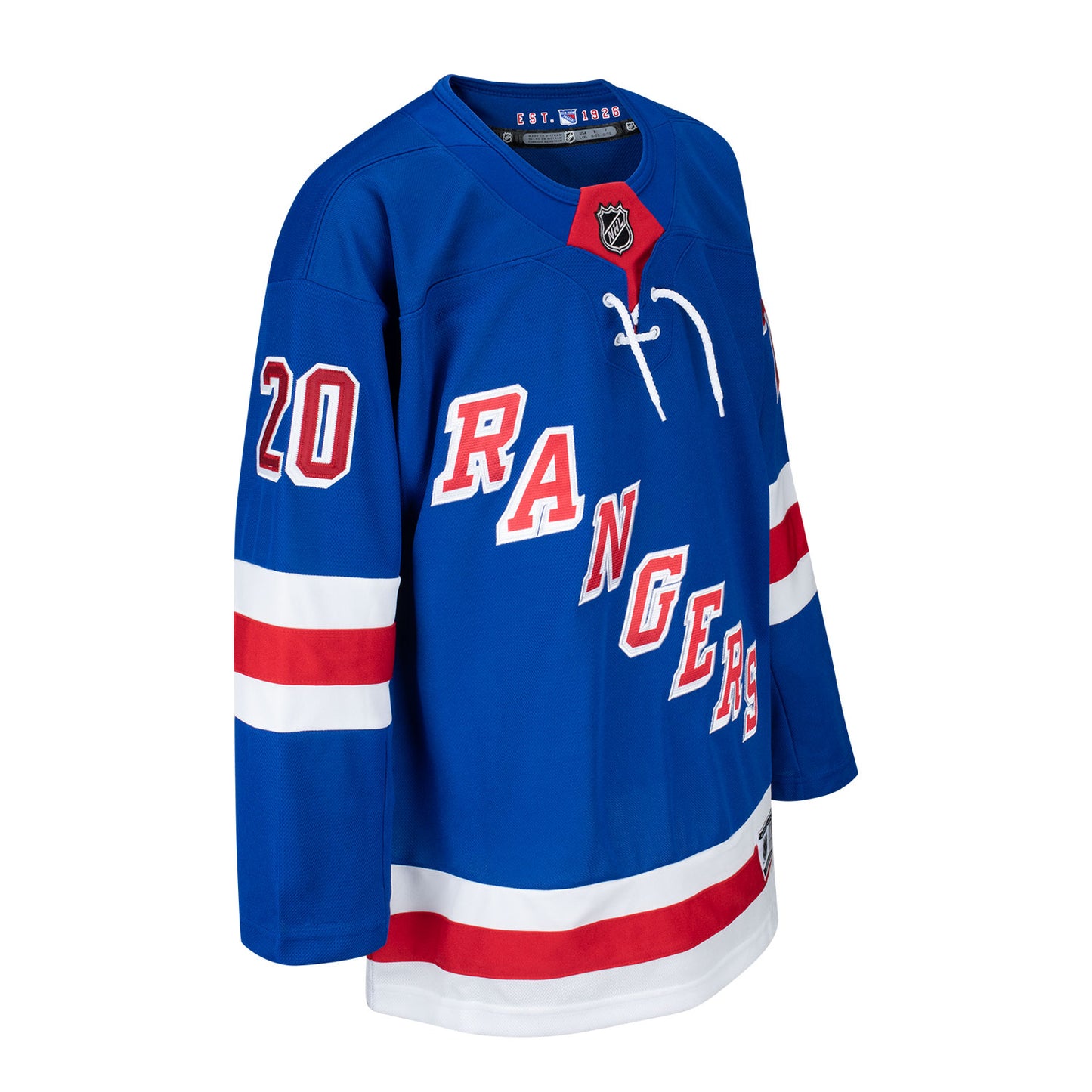 Youth Rangers Chris Kreider Home Jersey - Right Angled View