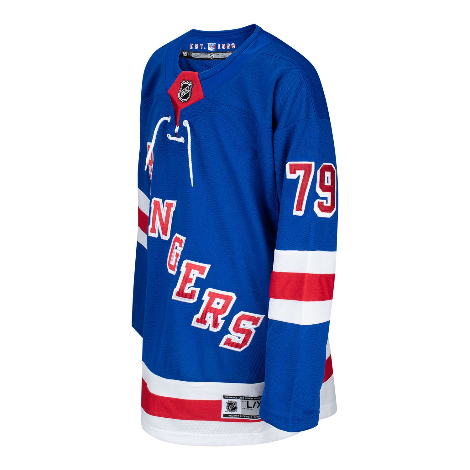 Youth Rangers K'Andre Miller Home Jersey - Left Angled View