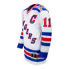 Mitchell & Ness Rangers Mark Messier 1993 Home Jersey In White - Angled Left View