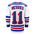 Mitchell & Ness Rangers Mark Messier 1993 Home Jersey In White - Back View
