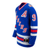 Mitchell & Ness Rangers Adam Graves 1993 Road Jersey In Blue - Angled Left View