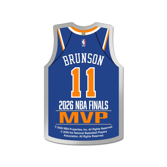 Knicks Brunson MVP Jersey Collector Pin