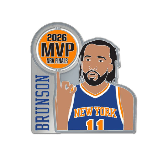 Knicks Brunson MVP Spinning Ball Collector Pin