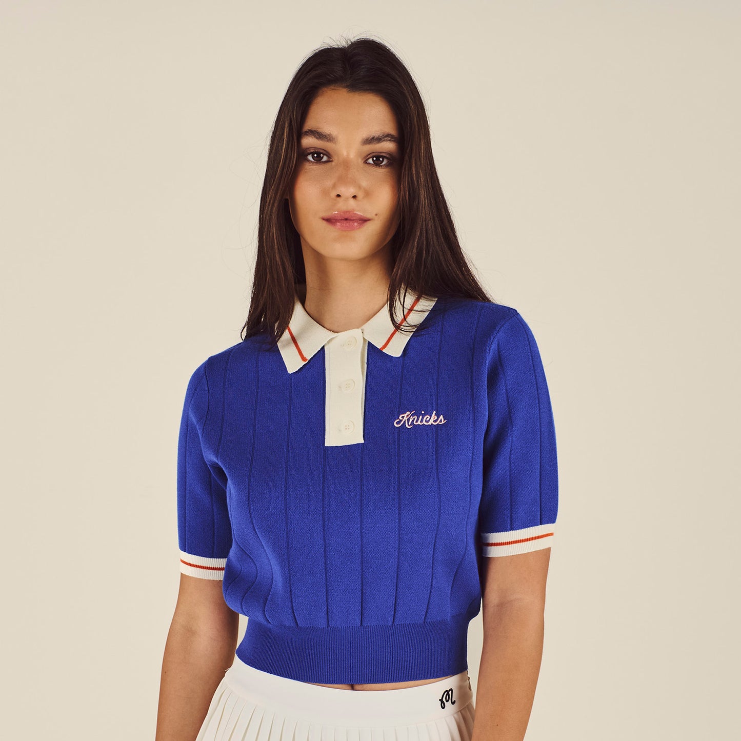 Malbon x Knicks Womens Royal Mikayla Polo