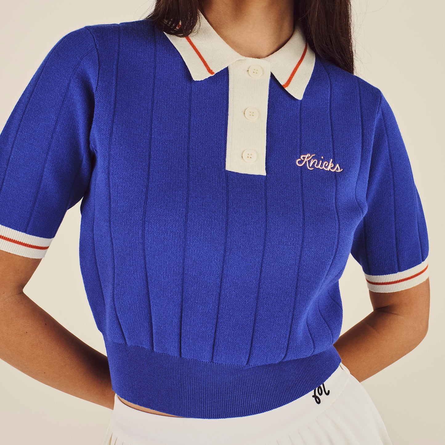 Malbon x Knicks Womens Royal Mikayla Polo