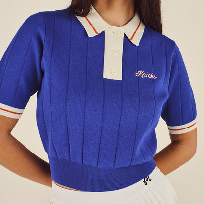 Malbon x Knicks Womens Royal Mikayla Polo