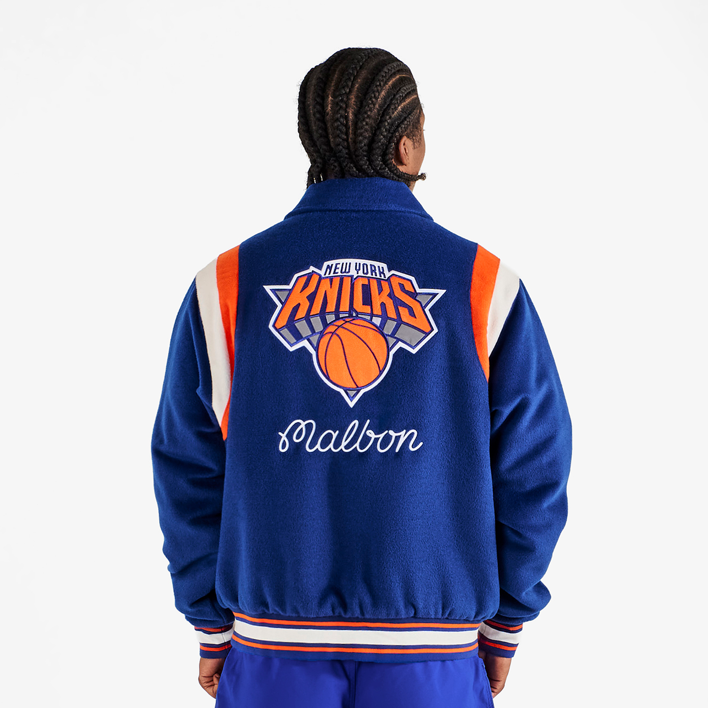 Malbon x Knicks The Garden Varsity Jacket
