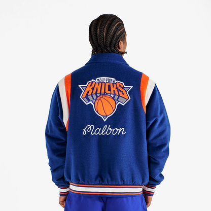 Malbon x Knicks The Garden Varsity Jacket