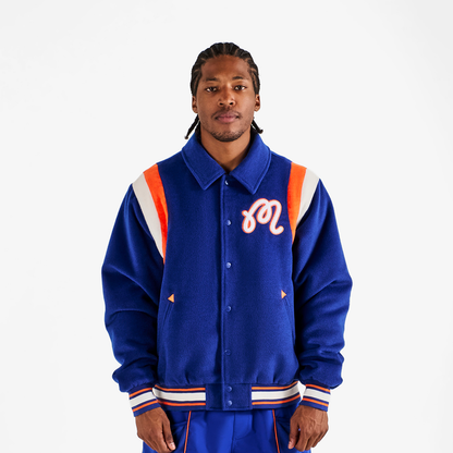 Malbon x Knicks The Garden Varsity Jacket