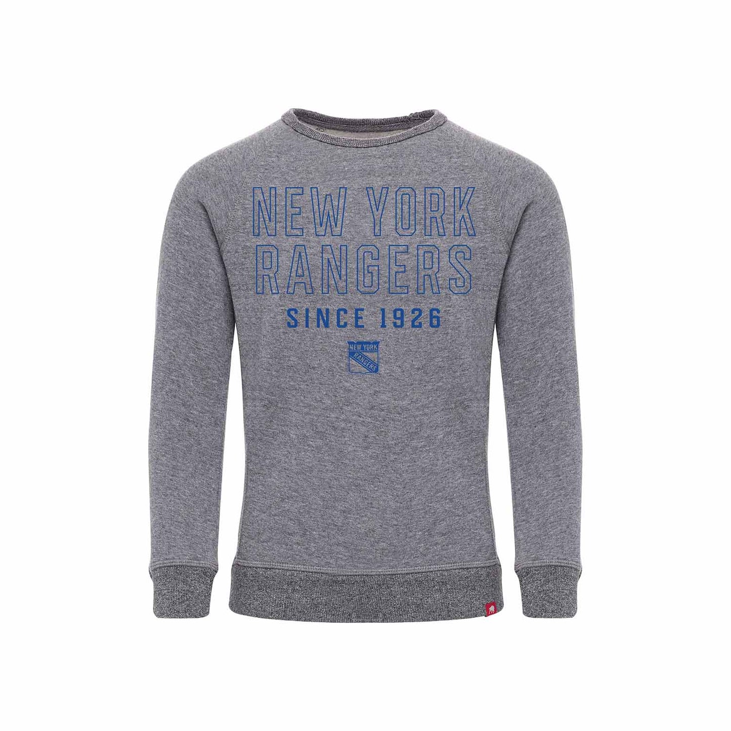 Youth Sportiqe Rangers Lil Harmon Grey Crew