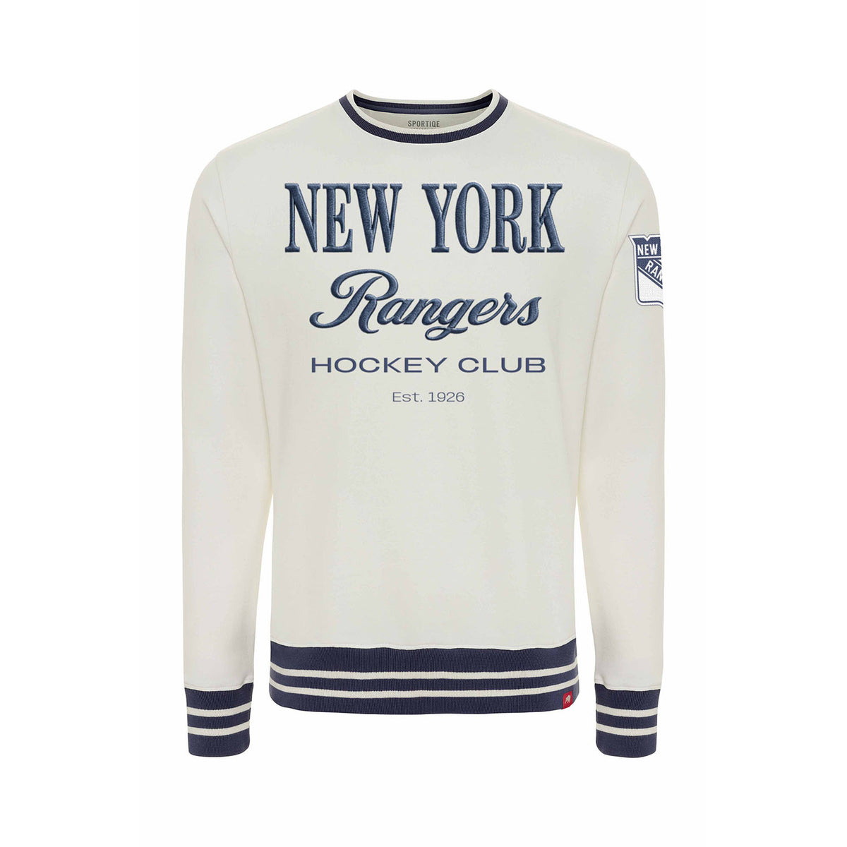 Sportiqe Rangers Ellington Wimbledon/Hale French Terry Crewneck