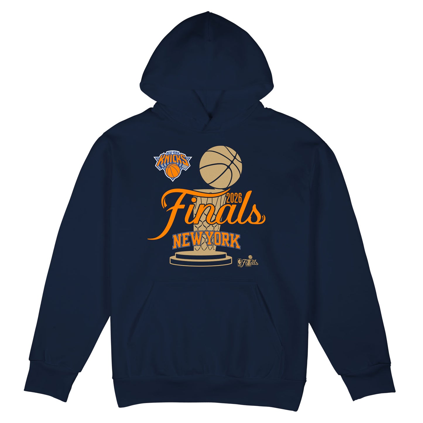 Stadium Essentials Knicks 2026 Finals Cruise Navy Vintage Hoodie