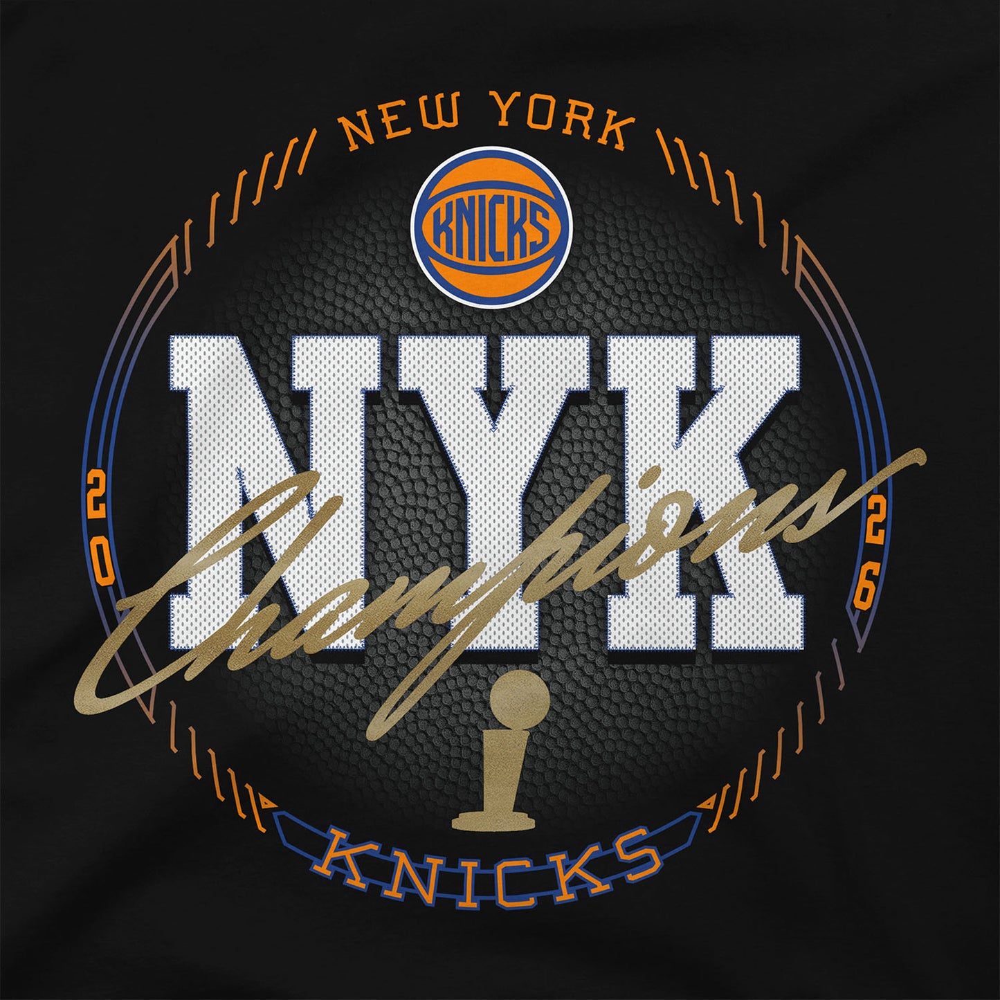 Stadium Essentials Knicks 2026 NBA Champions All Access Urban Tee