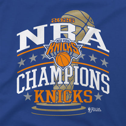 Stadium Essentials Knicks 2026 NBA Champions No Regrets Tee