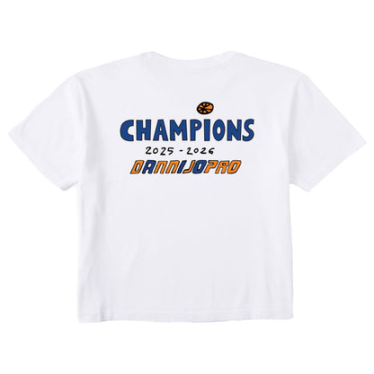 Women's Dannijopro Knicks 26 Champions "I Knicks NYC" Tee