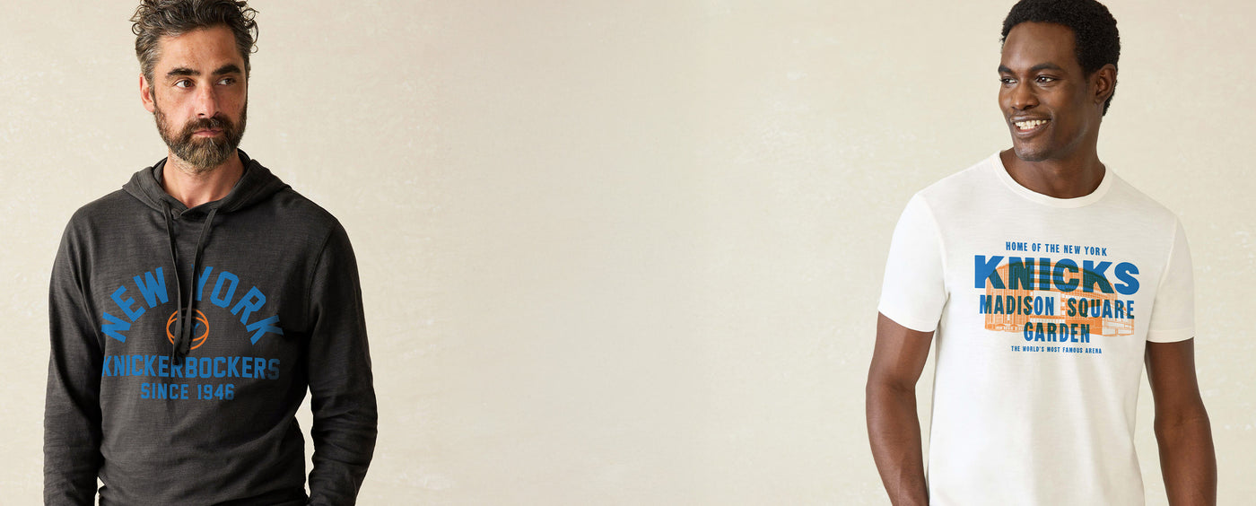 <p>Explore the all-new Knicks x Faherty Collection</p>