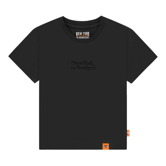 NYON Knicks Faded Black Motto Relax Vintage Tee
